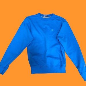 Bright Blue Champion Crewneck